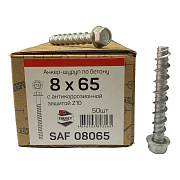 Анкер-шуруп по бетону Trusty Tools SAF 8х65 (50 шт.)